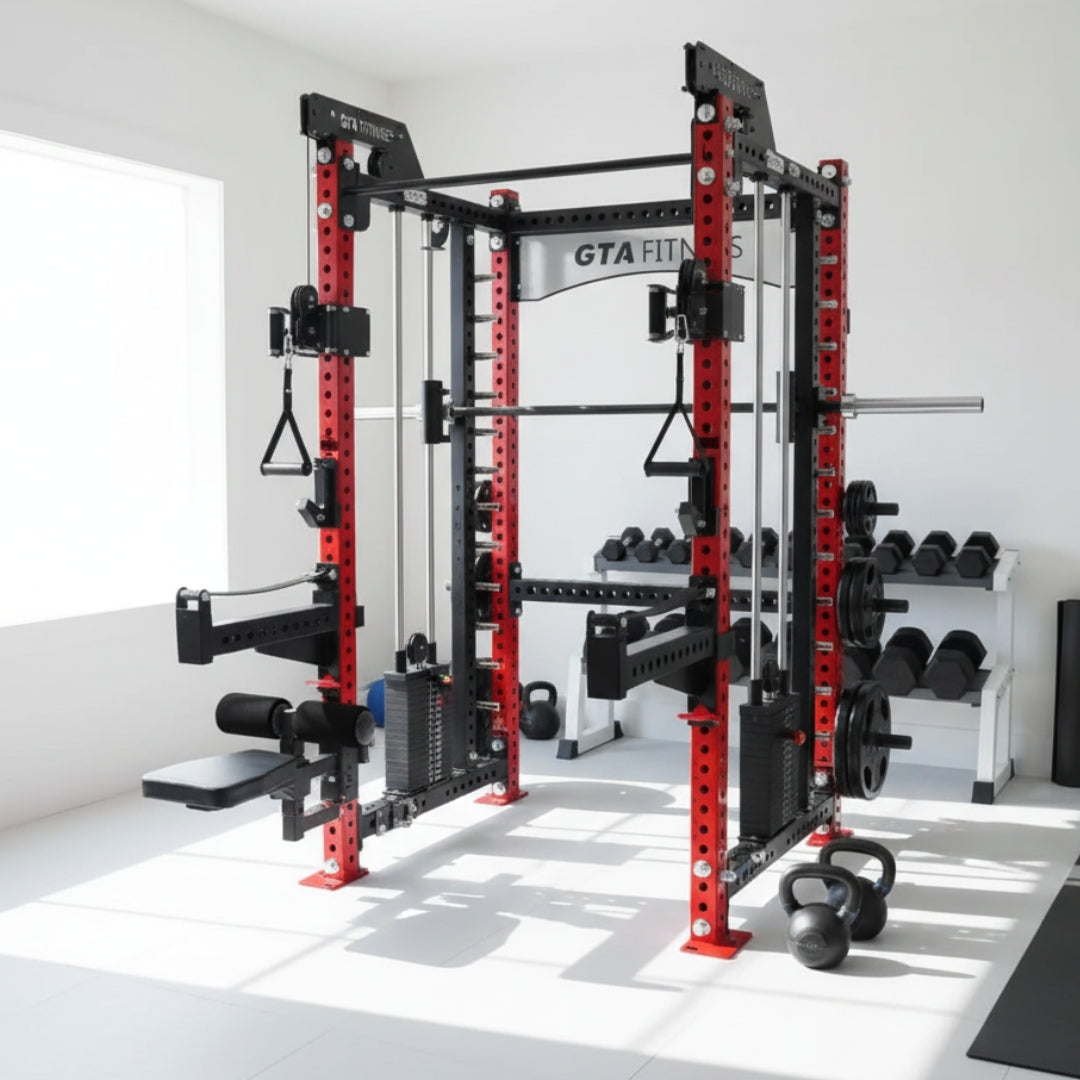 Heavy Duty All in one Smith Machine with 310 lb weight stack