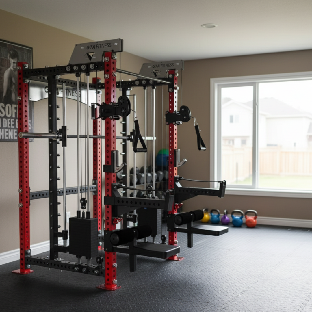 Heavy Duty All in one Smith Machine with 310 lb weight stack