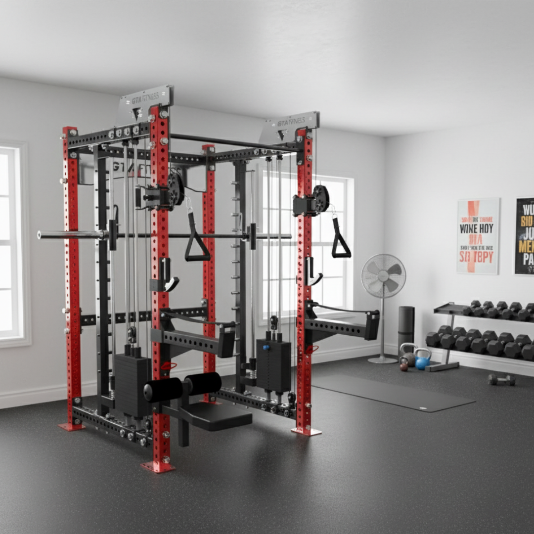 Heavy Duty All in one Smith Machine with 310 lb weight stack