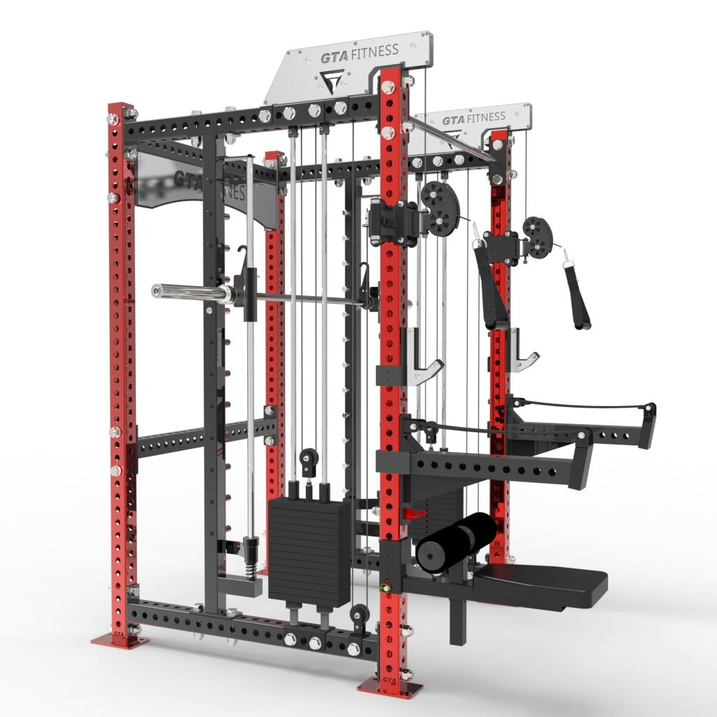 Heavy Duty All in one Smith Machine with 310 lb weight stack