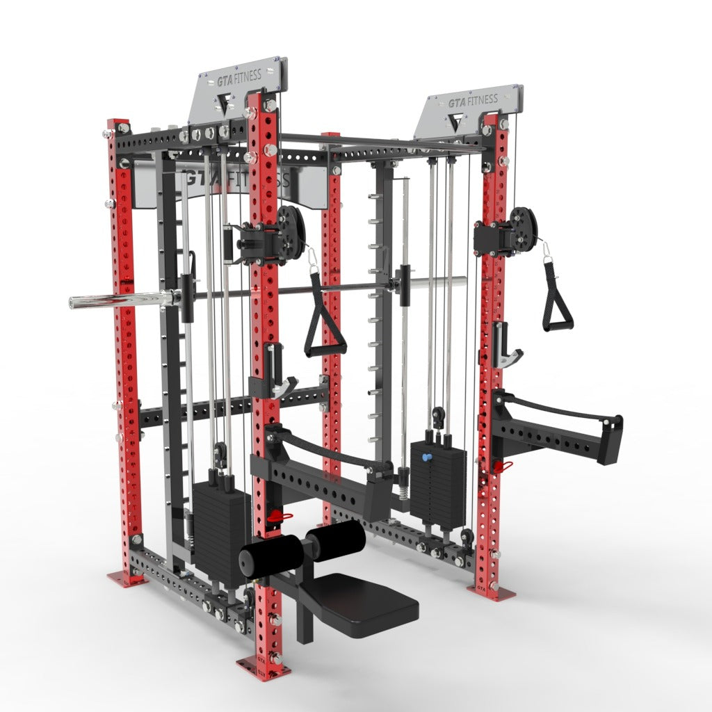 Heavy Duty All in one Smith Machine with 310 lb weight stack