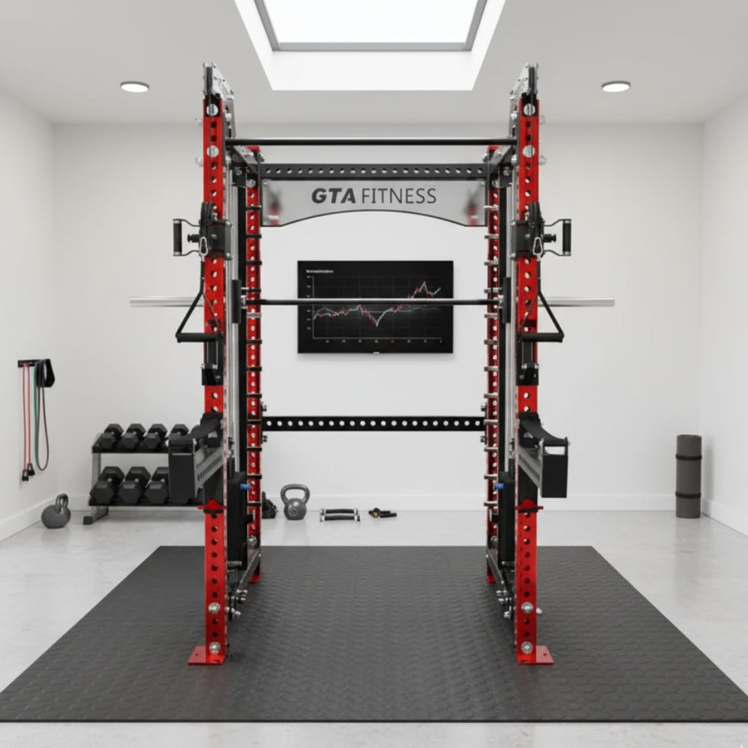 Heavy Duty All in one Smith Machine with 310 lb weight stack