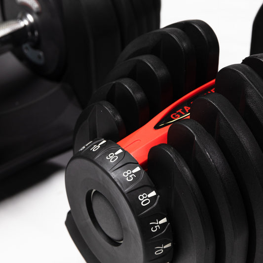 Adjustable Dumbbells (10-90lbs Set of 2)