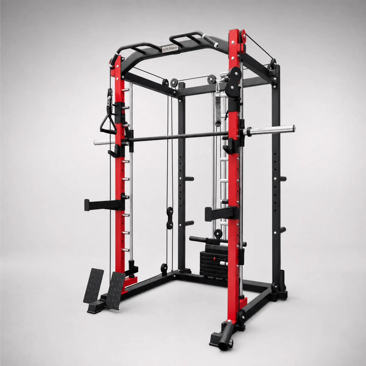 Smith Machine + Adjustable Bench + 275 lb Weight Set