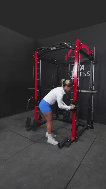 Athlete training with the All-in-One Smith Machine