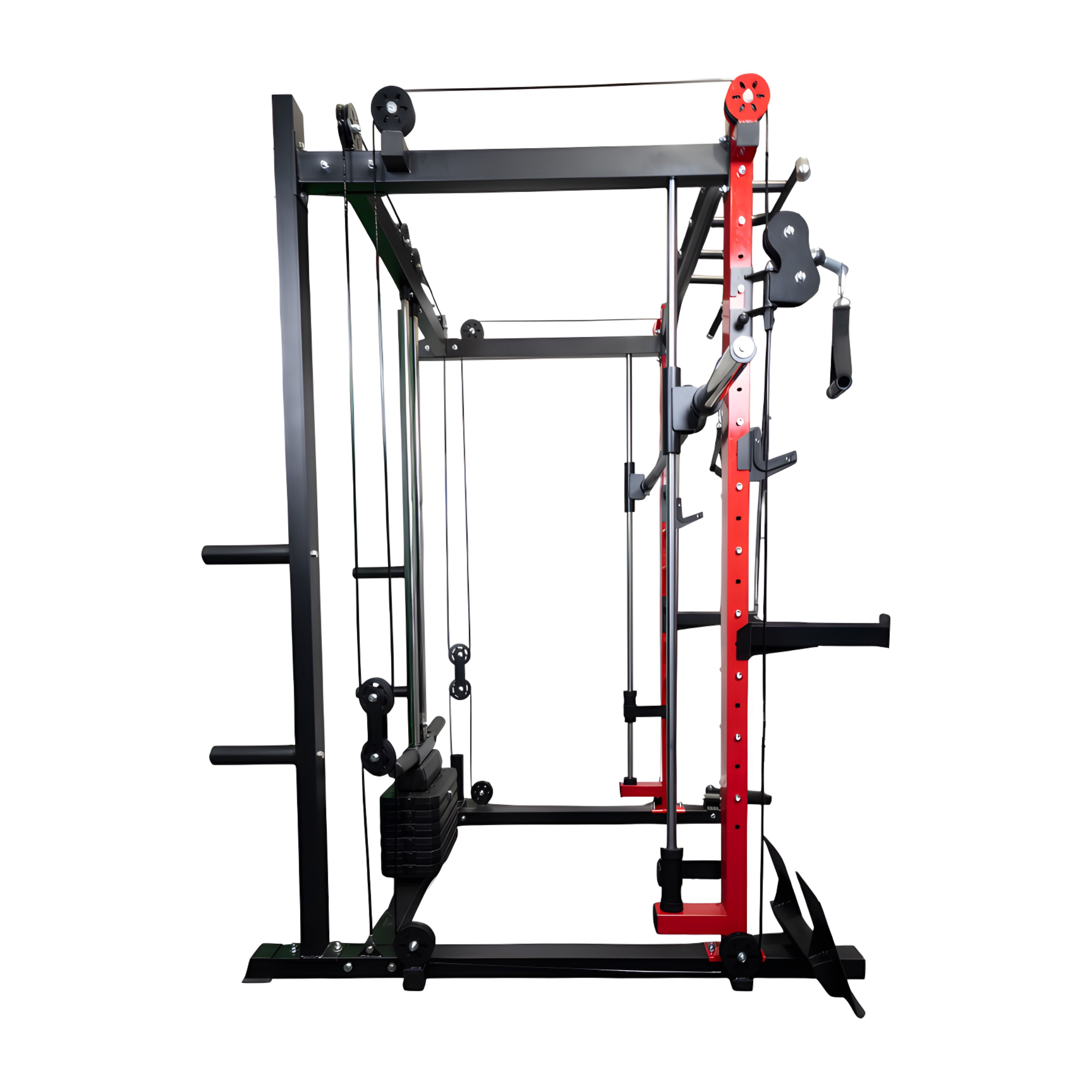 All-in-one Smith Machine with 75 LB Weight Stack